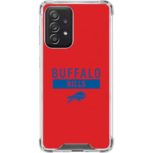 NFL Buffalo Bills Red Performance Series Galaxy A52 5G Clear Case
